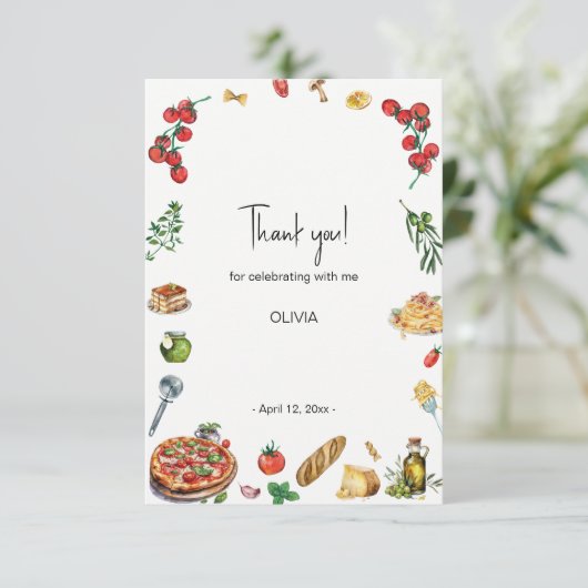 それは我々のイタリアンパーティーサンキューカード サンキューカード (スタンド正面)