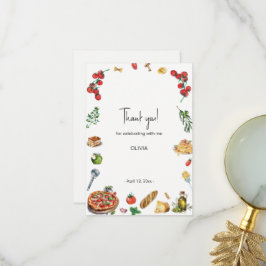 それは我々のイタリアンパーティーサンキューカード サンキューカード