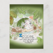 それは我々の生活の中に存在するものではない ポストカード (正面)