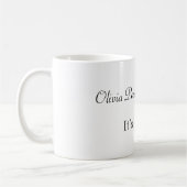 それは扱いました コーヒーマグカップ (左)