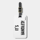 それは扱いました! スキャンダルの荷物のラベル ラゲッジタグ (正面縦)