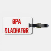 それは扱いました! スキャンダルの荷物のラベル ラゲッジタグ (裏面横)