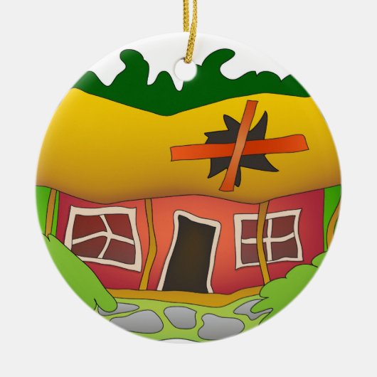 それは改築物件です セラミックオーナメント (正面)