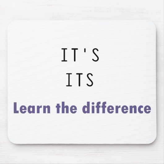 それは文法です マウスパッド (正面)