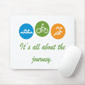 それは旅行-トライアスロンについて完全にあります マウスパッド (マウス)
