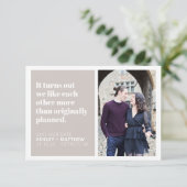 それは日付を保存おもしろいして引用文結婚式を判明 招待状 (スタンド正面)