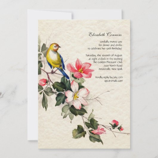 それは春の招待状です 招待状 (正面)