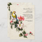 それは春の招待状です 招待状 (正面/裏面)