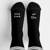 それは昼寝タイムブラッククルーソックス ソックス (上部)