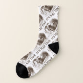 それは昼寝時の眠る赤王ワンダーランド ソックス (左外側)