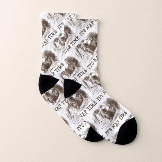 それは昼寝時の眠る赤王ワンダーランド ソックス (ペア)