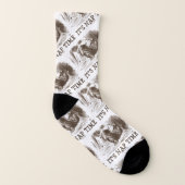 それは昼寝時の眠る赤王ワンダーランド ソックス (左内側)