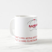 それは時々堅くないよいではないです コーヒーマグカップ (正面左)