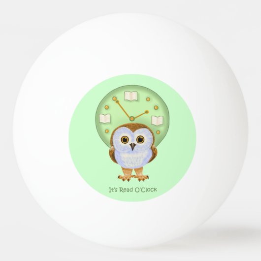 それは時を読まれます 卓球ボール (裏面)