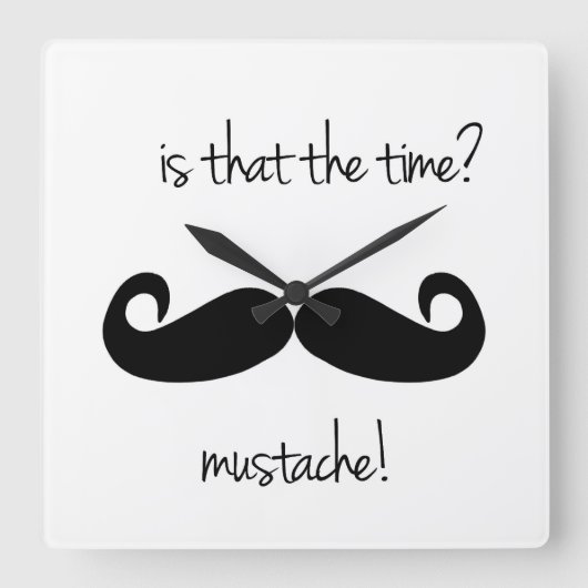 それは時間ですか。 柱時計 スクエア壁時計 (正面)