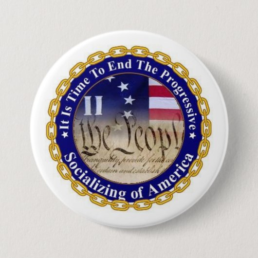 それは時間ボタンです 缶バッジ (正面)