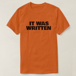 それは書かれた Tシャツ