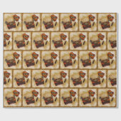 それは書ヴィンテージの模様だ ラッピングペーパー (フラット)