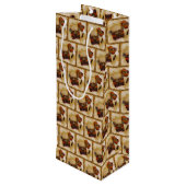 それは書ヴィンテージの模様だ ワインギフトバッグ (裏面アングル)