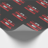 それは有毒の有害-動物園の飼育係のためのギフトです ラッピングペーパー (角)