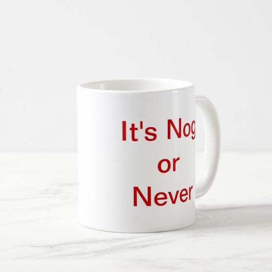 それは木栓または決してではないです コーヒーマグカップ (正面右)