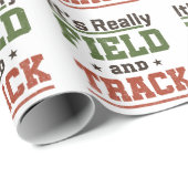 それは本当にフィールドとトラックのおもしろいアスリート ラッピングペーパー (ロールコーナー)