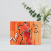 それは本当に非常にシンプル ポストカード (スタンド正面)