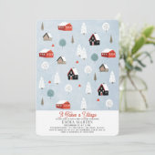 それは村のクリスマスホリデーベビーシャワーを取る シーズンカード (スタンド正面)