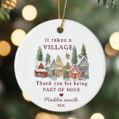 それは村のクリスマス感謝のギフト2026 セラミックオーナメント