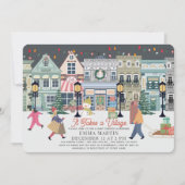 それは村の休日の町のベビーシャワーを取る シーズンカード (正面)