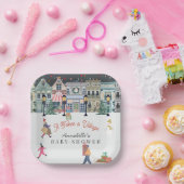 それは村の休日の町のベビーシャワーを取る ペーパープレート (パーティー)