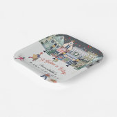 それは村の休日の町のベビーシャワーを取る ペーパープレート (傾斜あり)