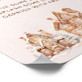 それは村の冬の赤ちゃんシャワーを取るママ長バー ポスター (角)