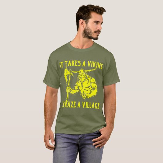 それは村を全壊するためにバイキングを#取ります Tシャツ (正面フル)