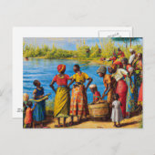 それは村アフリカの伝統 ポストカード (正面/裏面)