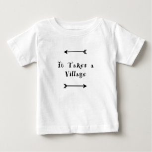 それは村-育てる採用--を取ります ベビーTシャツ