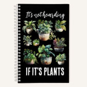 それは植物のホーもしディングではないスパイラルノート ノートブック (正面)