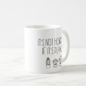 それは植物もしを隠していない コーヒーマグカップ (正面右)