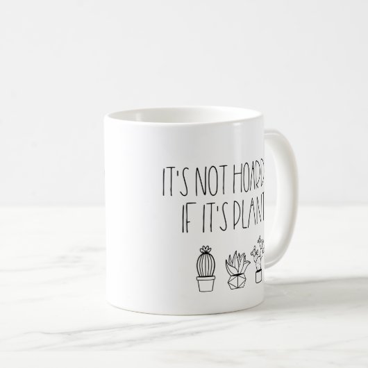 それは植物もしを隠していない コーヒーマグカップ (正面右)