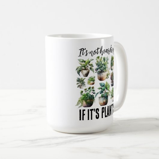 それは植物もしを隠していない コーヒーマグカップ (正面右)