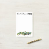 それは植物もしを隠していない ポストイット (デスク上)