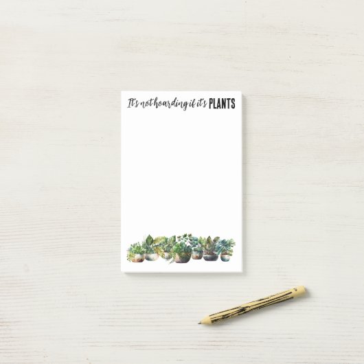 それは植物もしを隠していない ポストイット (デスク上)