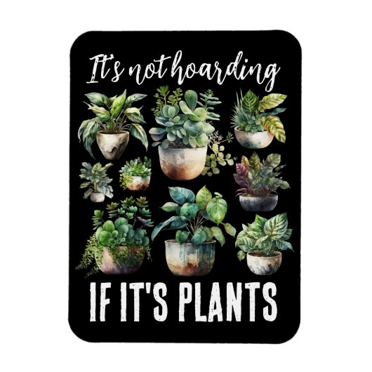 それは植物もしを隠していない マグネット (縦)