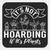 それは植物もし園芸ではないおもしろい スクエアシール (正面)