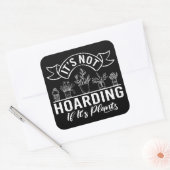 それは植物もし園芸ではないおもしろい スクエアシール (封筒)