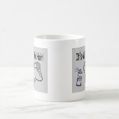 それは毛について完全にあります! コーヒーマグカップ (中央)
