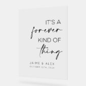 それは永遠の事結婚だ アクリルサイン (傾斜)