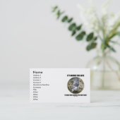 それは決して余りに遅くないですします惑星のための賢い選択を 名刺 (スタンド正面)