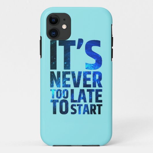 それは決して始まるには余りにも遅くないです Case-Mate iPhoneケース (裏面)