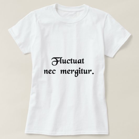 それは波によって投げられますが、沈みません Tシャツ (デザイン正面)